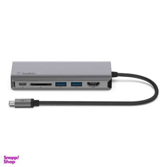 هاب USB بلکین مدل Connect USB-C 6in1 Multiport Adapter