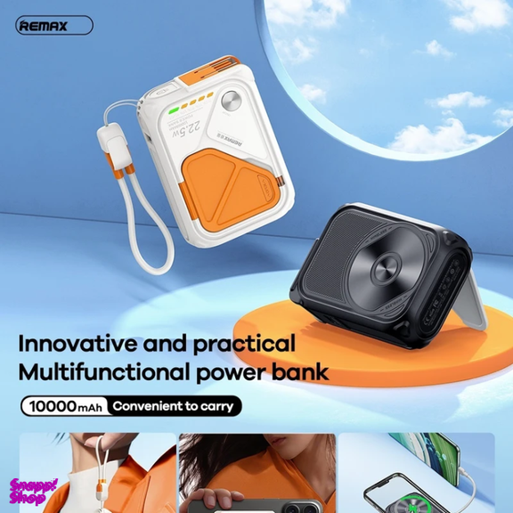 پاوربانک ریمکس مدل MagSafe Wireless Fast Charge RPP-116 ظرفیت 10000 میلی آمپر ساعت