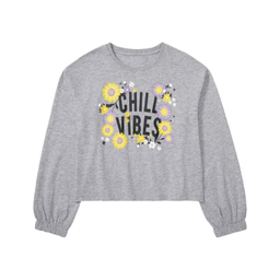 ست تیشرت و شلوار دخترانه پیپرتس کد 1520 رنگ طوسی