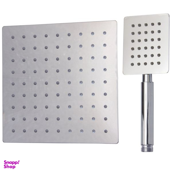 سردوش حمام پاپیروس مدل استیل LUX مجموعه دو عددی