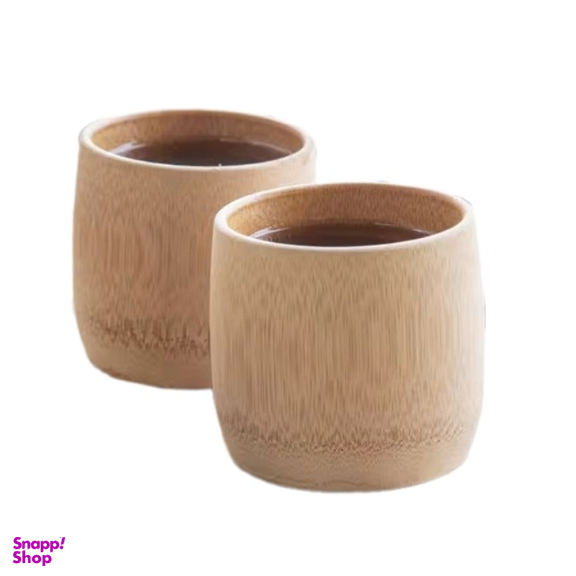 لیوان بامبو مدل سزار کد 100 بسته 2 عددی