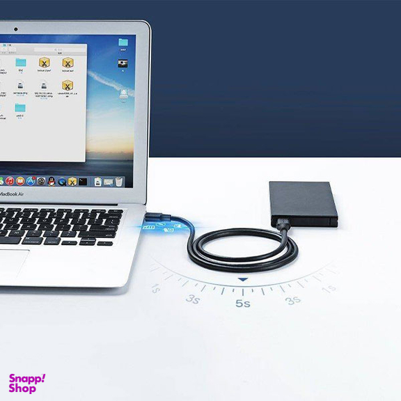 کابل دیتا USB 2.0 یوگرین مدل US102 کد 30136 طول 3 متر