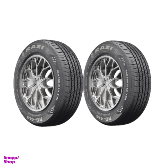 لاستیک خودرو رازی مدل RG414 سایز 165/65/13 - 2 حلقه