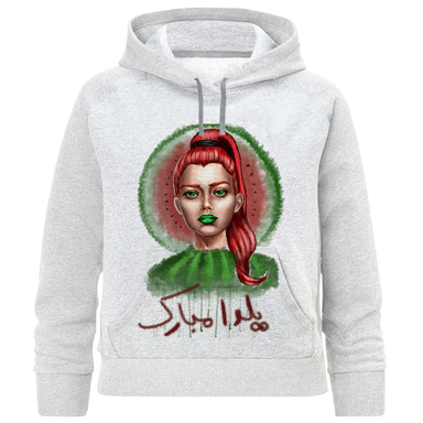 هودی دخترانه مدل دختر یلدایی A260