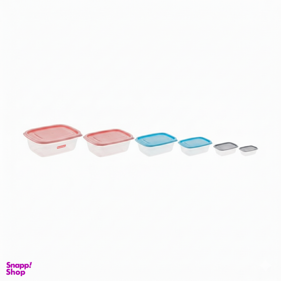 ظرف نگهدارنده نورینو مدل آسو کد 004 مجموعه 6 عددی