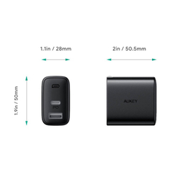 شارژر دیواری آکی مدل PA-F3S