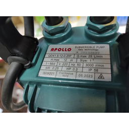 پمپ کف کش آپولو مدل SMT-APOLLO-12M--1inch