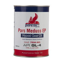روغن گیربکس نفت پارس مدل مدوس 75W80-EP حجم 1 لیتر
