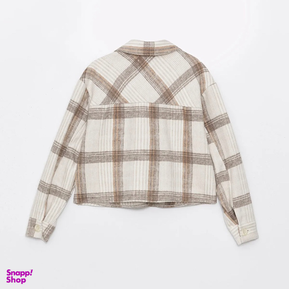 ژاکت زنانه ال سی وایکیکی مدل Tork572 کد W3K299Z8 رنگ کرم قهوه ای