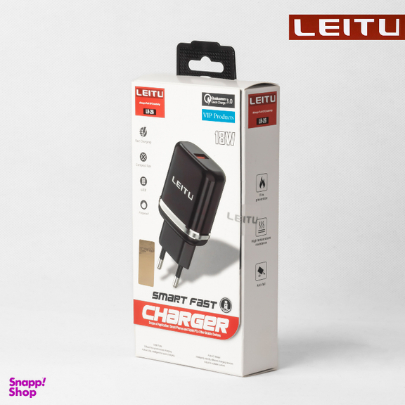 شارژر دیواری لیتو مدل LH-26 18W به همراه کابل تبدیل USB-C