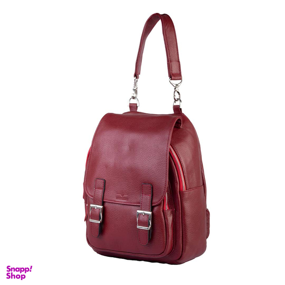 کوله پشتی چرم طبیعی زنانه آروین چرم کد AR-504