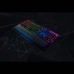 کیبورد مخصوص بازی ریزر (Razer) مدل BLACKWIDOW V3 Chroma RGB With Green Switch