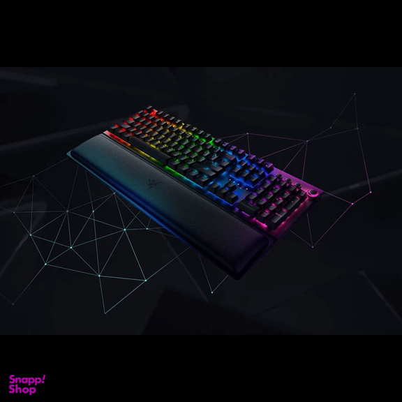 کیبورد مخصوص بازی ریزر (Razer) مدل BLACKWIDOW V3 Chroma RGB With Green Switch
