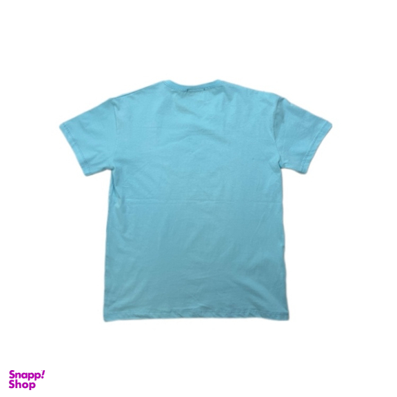 تیشرت زنانه مدل گربه تنبل کد Solo27 رنگ آبی روشن