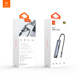 هاب 6 پورت USB-C مک دودو مدل HU-7740