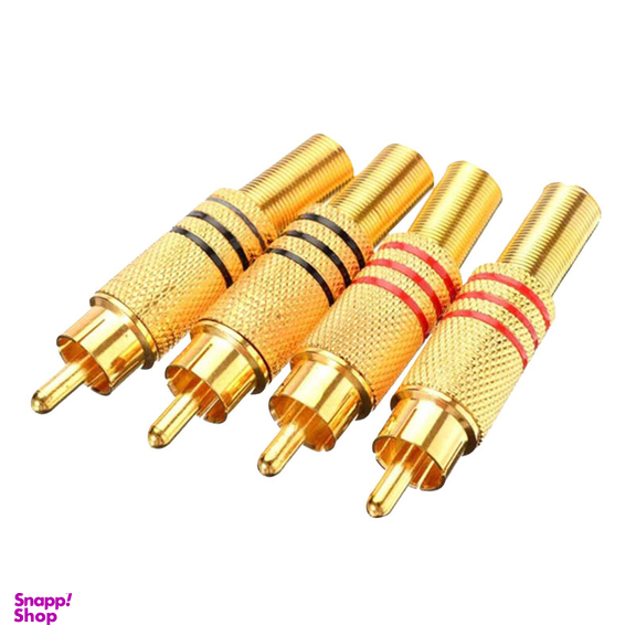 فیش AV طلایی مدل RPA بسته 100 عددی