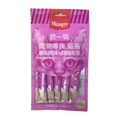 بستنی گربه ونپی طعم تن ماهی وزن ۱۴ گرم بسته ۵ عددی