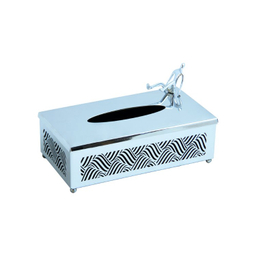 ست سطل و جای دستمال کاغذی سالینو مدل موج دار آدمک کد SS-9005390055