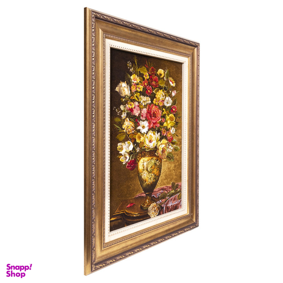 تابلو فرش دستباف سی پرشیا مدل گل در گلدان کد 903507