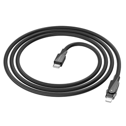 کابل دیتا 27 وات Type-C به Lightning بروفون مدل BU41 طول 1.2 متر