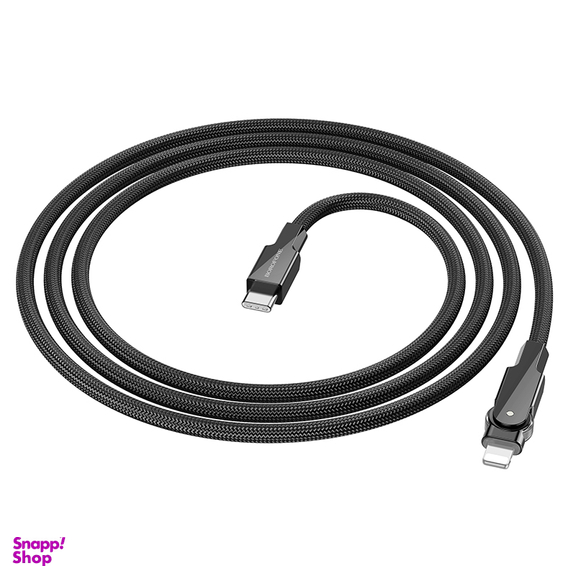 کابل دیتا 27 وات Type-C به Lightning بروفون مدل BU41 طول 1.2 متر