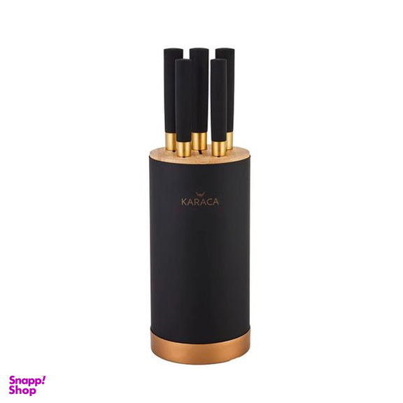 ست چاقو آشپزخانه 6 پارچه کاراجا مدل Woodland