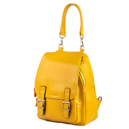 کوله پشتی چرم طبیعی زنانه آروین چرم کد AR-504
