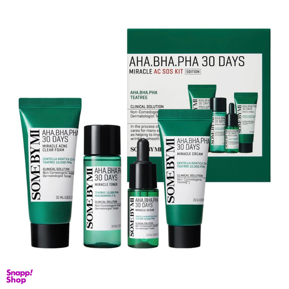 کیت ضد جوش سام بای می مدل 30 روزه AHA.BHA.PHA کد 03 مجموعه 4 عددی