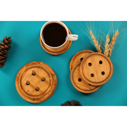 زیر لیوانی مدل دکمه