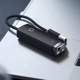 کابل تبدیل USB به پورت شبکه RJ45 LAN بیسوس مدل Lite Series WKQX000101