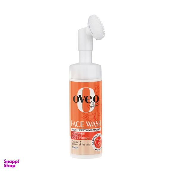 فوم شستشو اوک شاین براش دار مدل روغن بادام حجم 150 میلی لیتر