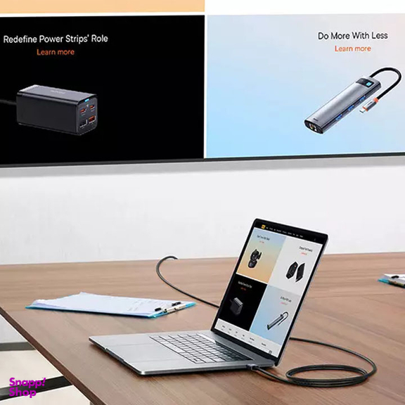 کابل HDMI بیسوس مدل 4K@60Hz Ultra Clarity طول 1.5 متر