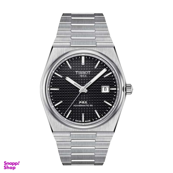 ساعت مچی عقربه ای مردانه طرح تیسوت مدل PRX کد 1285