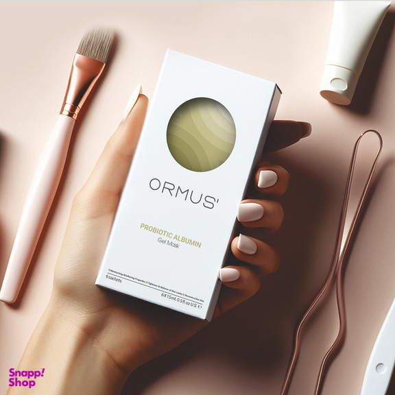 ژل ماسک صورت اورموس مدل آلبومین سفیده تخم مرغ حجم 15 میلی لیتر بسته 6 عددی