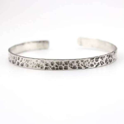 بنگل نقره مردانه مدل تیام کد 017