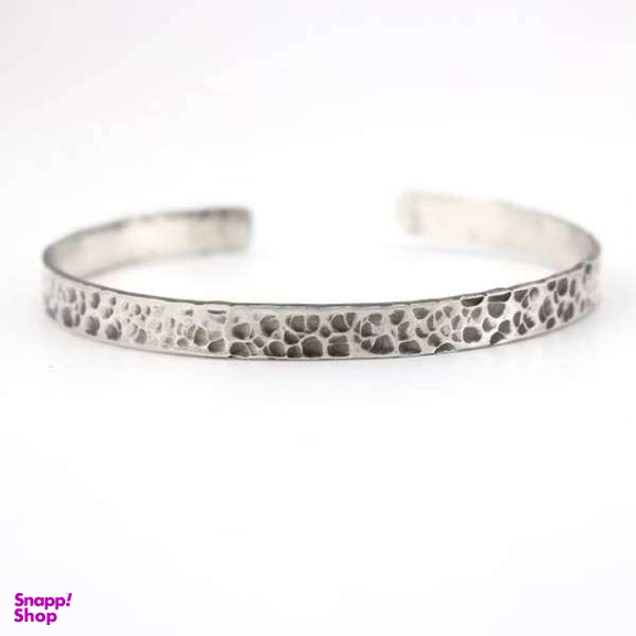 بنگل نقره مردانه مدل تیام کد 017