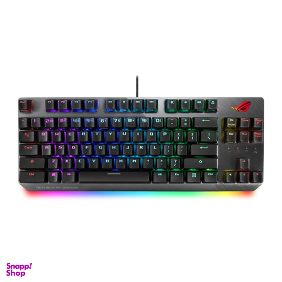 کیبورد باسیم مخصوص بازی ایسوس مدل ROG Strix Scope NX TKL RED SWITCH