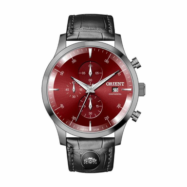ساعت عقربه ای مردانه اورینت کد 126 رنگ زرشکی