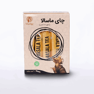 چای ماسالا بدون شکر با شیرین کننده استویا پپتینا بسته 10 عددی