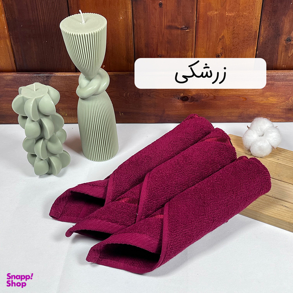 دستمال حوله ای آشپزخانه بهباف آذر کد H-01 بسته 3 عددی