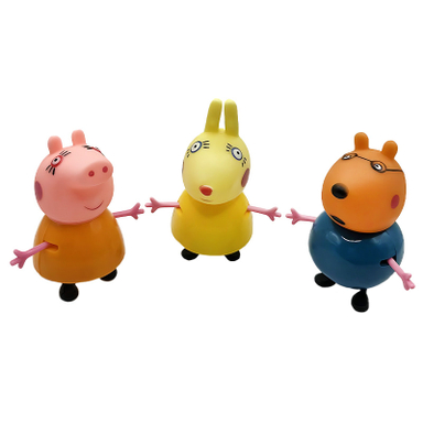 فیگور ناب سل مدل Peppa Pig کد FI11109 مجموعه 3 عددی