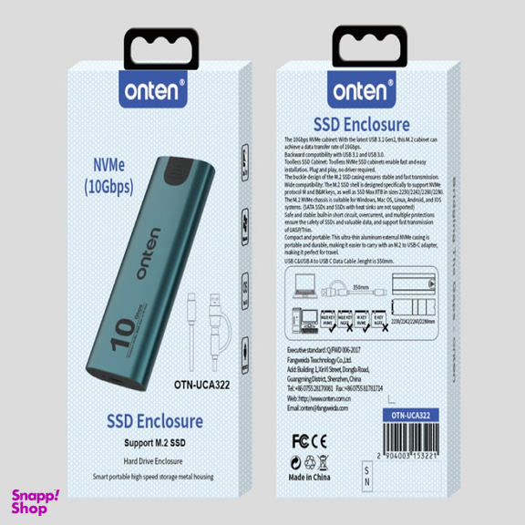 باکس هارد M2 اونتن مدل OTN-UCA322