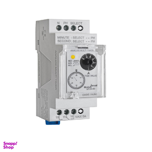 مولتی تایمر آنالوگ شیوا امواج مدل MTJN-60 کد 14JN2 بسته 4 عددی
