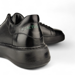 کفش راحتی زنانه چرم کاکتوس کد ws1058 رنگ مشکی