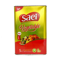 روغن پخت و پز و سرخ کردنی ساعی وزن 5 کیلوگرم
