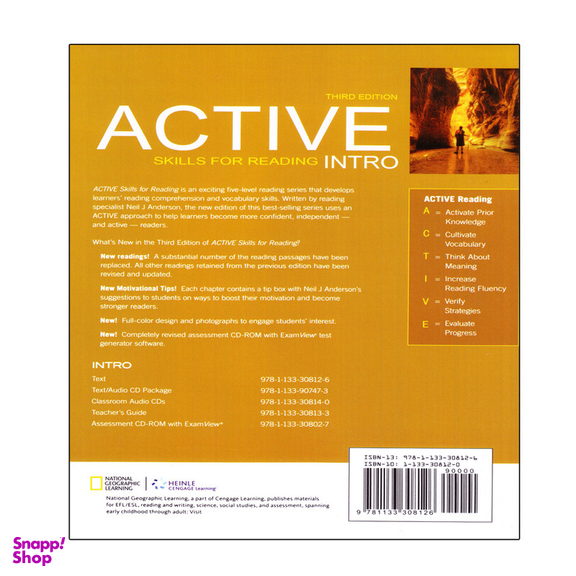 کتاب Active Skills For Reading Intro اثر Neil J Anderson انتشارات آرماندیس به همراه سی دی