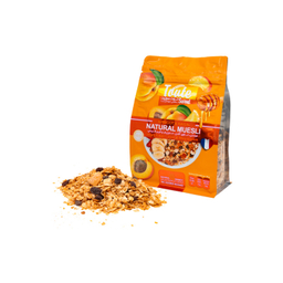 غلات صبحانه بدون شکر توت سوییت با زردآلو و کشمش وزن 350 گرم