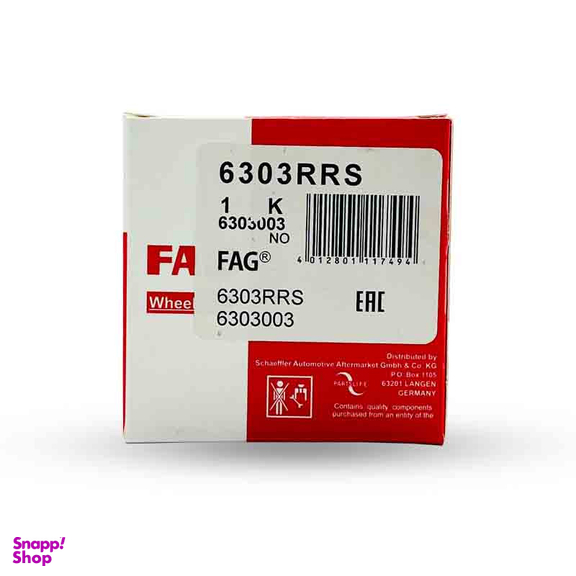 بلبرینگ دینام اف آ گ کد 6303RRS مناسب پژو 405 / 206