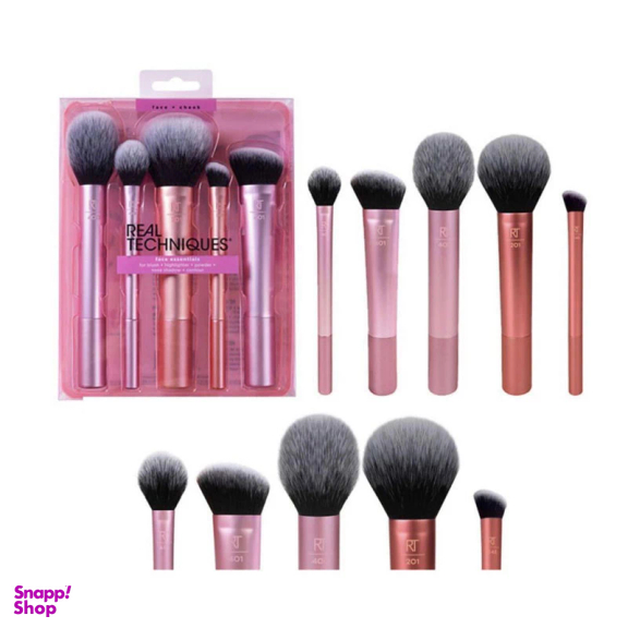 ست براش آرایشی ریل تکنیکس مدل Essentials مجموعه 5 عددی