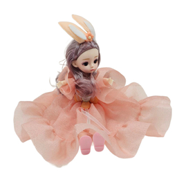 عروسک ناب سل مدل مفصلی موزیکال چراغدار ارتفاع 35 سانتی متر